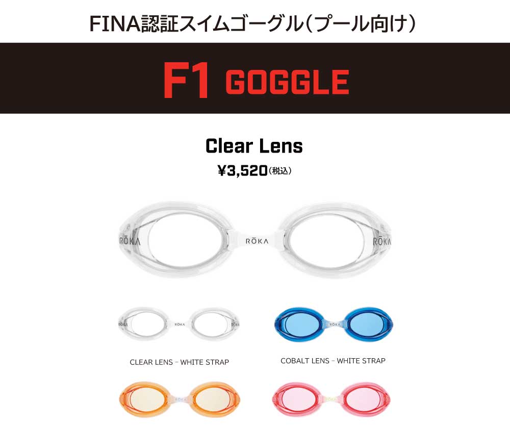 F1 GOGGLE Clear Lens