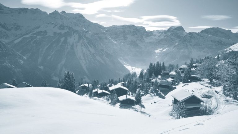 雪山の風景