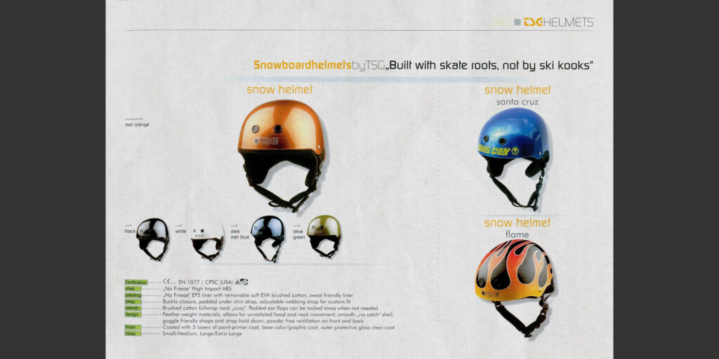 1999_tsg-history_first-snowboard-helmet_katalog_season_2000-1024x512